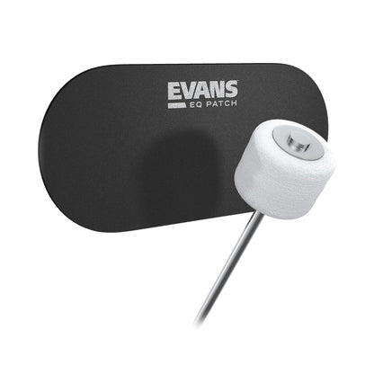 Evans EQPB2 Bass Drum Patch | Double Pedal Pack of 2