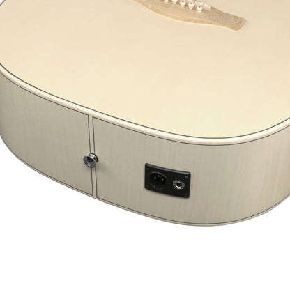 Ibanez AAD77M1E-OAW - Acoustic Electric Guitar | Open Pore Antique White