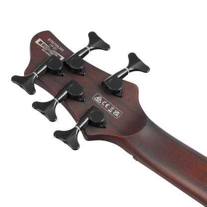 Ibanez BTB705LM-NNF 5-String Bass Guitar | Natural Browned Burst Flat