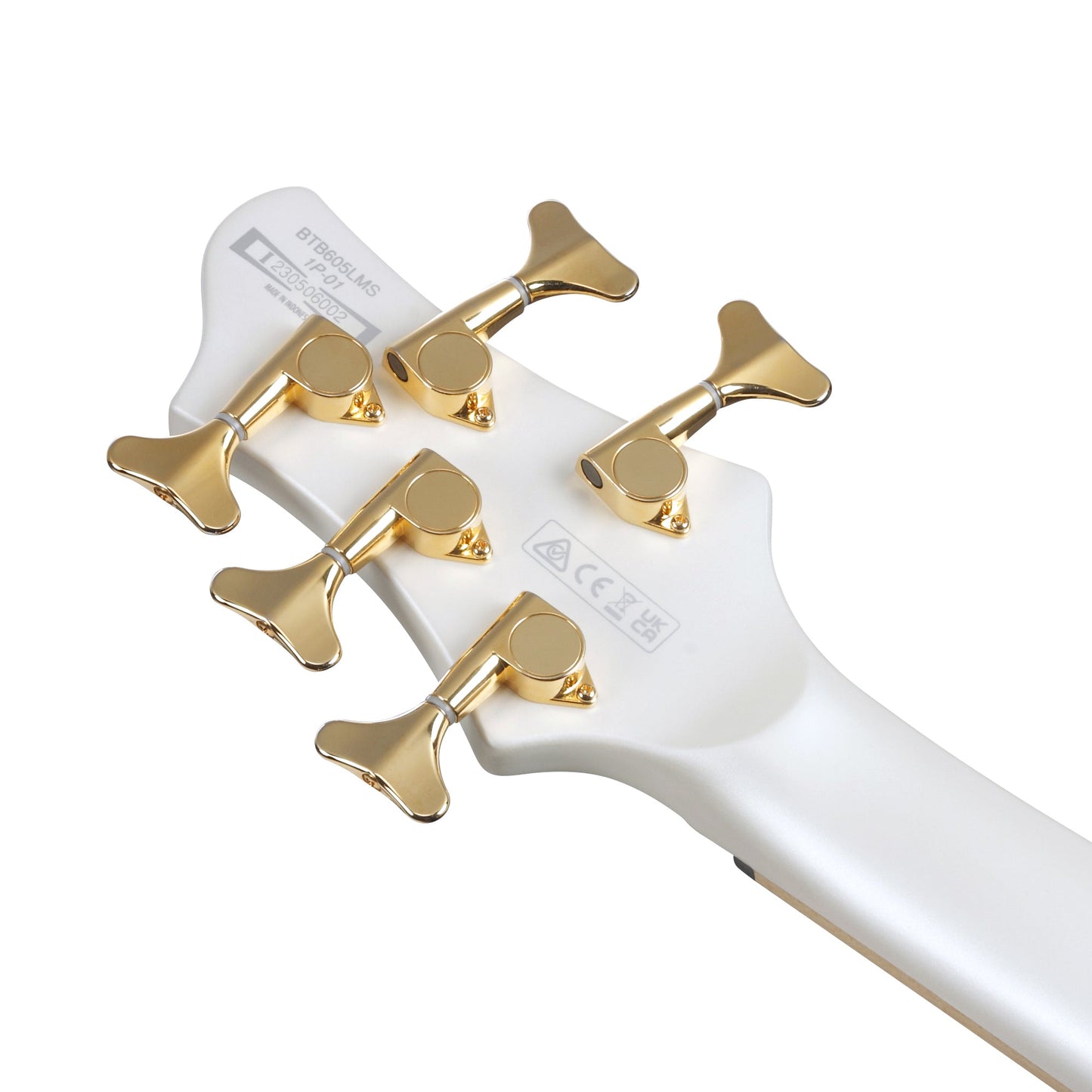 Ibanez BTB605MLM-PWM Bass Guitar | Pearl White Matte