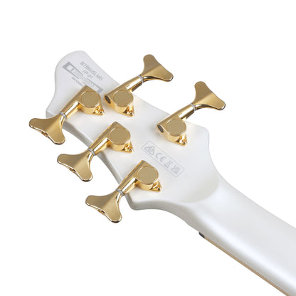Ibanez BTB605MLM-PWM Bass Guitar | Pearl White Matte