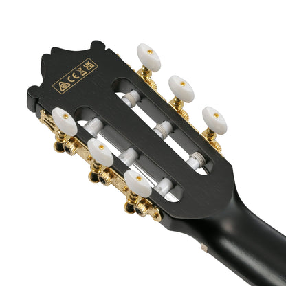 Ibanez GA5MHTCE-WK - Classical Acoustic Electric Guitar | Weathered Black Open Pore