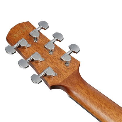 Ibanez AAD70CE-TBN - Acoustic Electric Guitar | Transparent Charcoal Burst