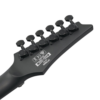 Ibanez XPTB620-BKF Iron Label Xiphos Electric Guitar | Black Flat