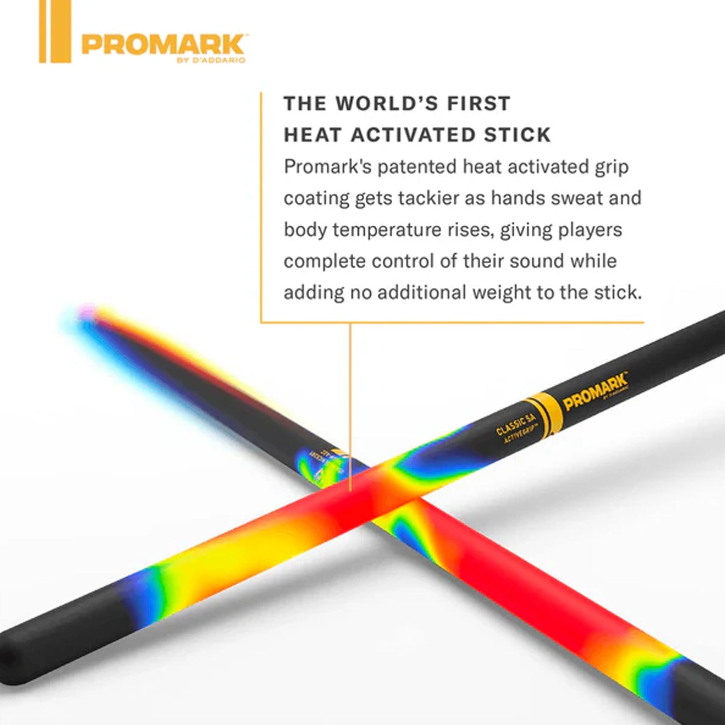 Promark TXMP420XW-AG Mike Portnoy 420X ActiveGrip Hickory Drumsticks | Oval Wood Tip | Long Taper | Black