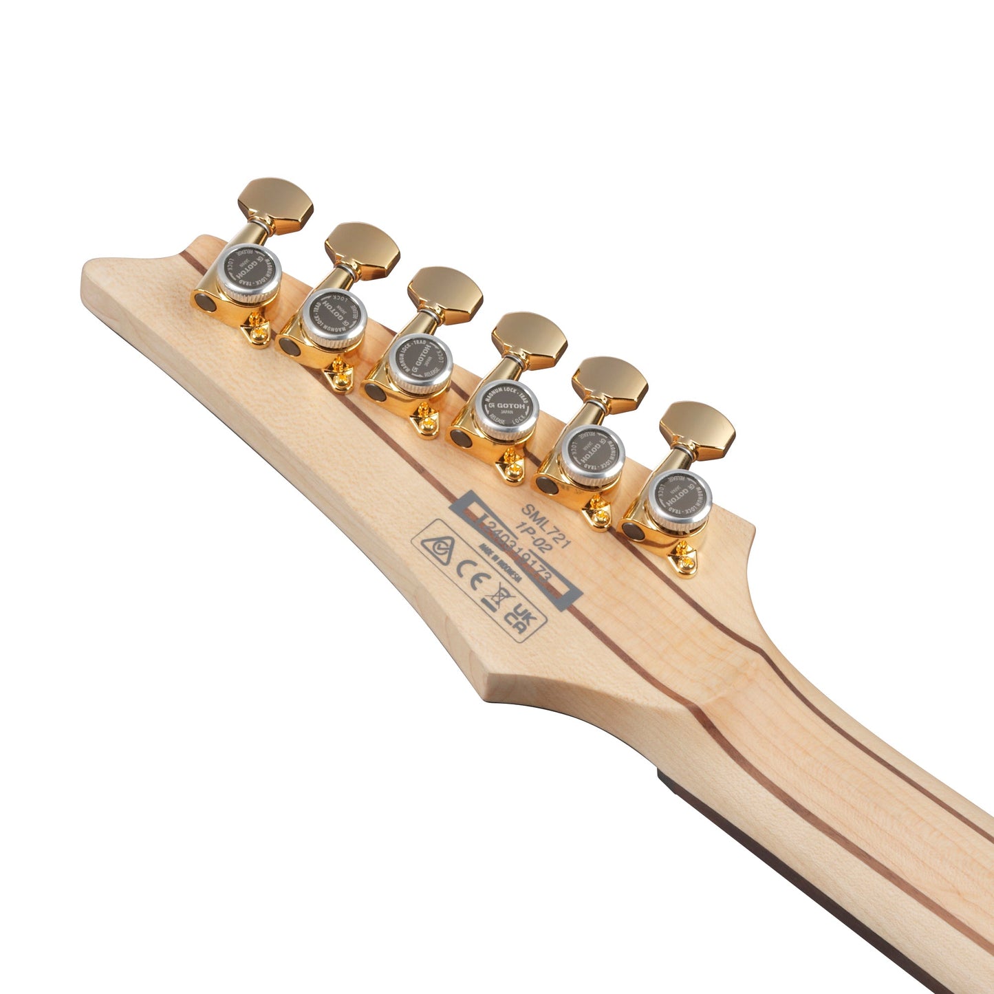 Ibanez SML721-RGC Multi-Scale Electric Guitar | Rose Gold Chameleon