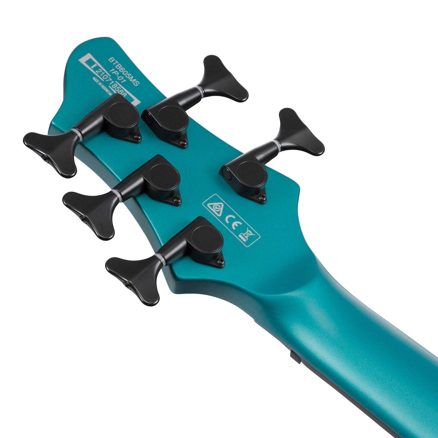 Ibanez BTB605MS-CEM 5-String Multi-Scale Bass Guitar | Cerulean Aura Burst Matte
