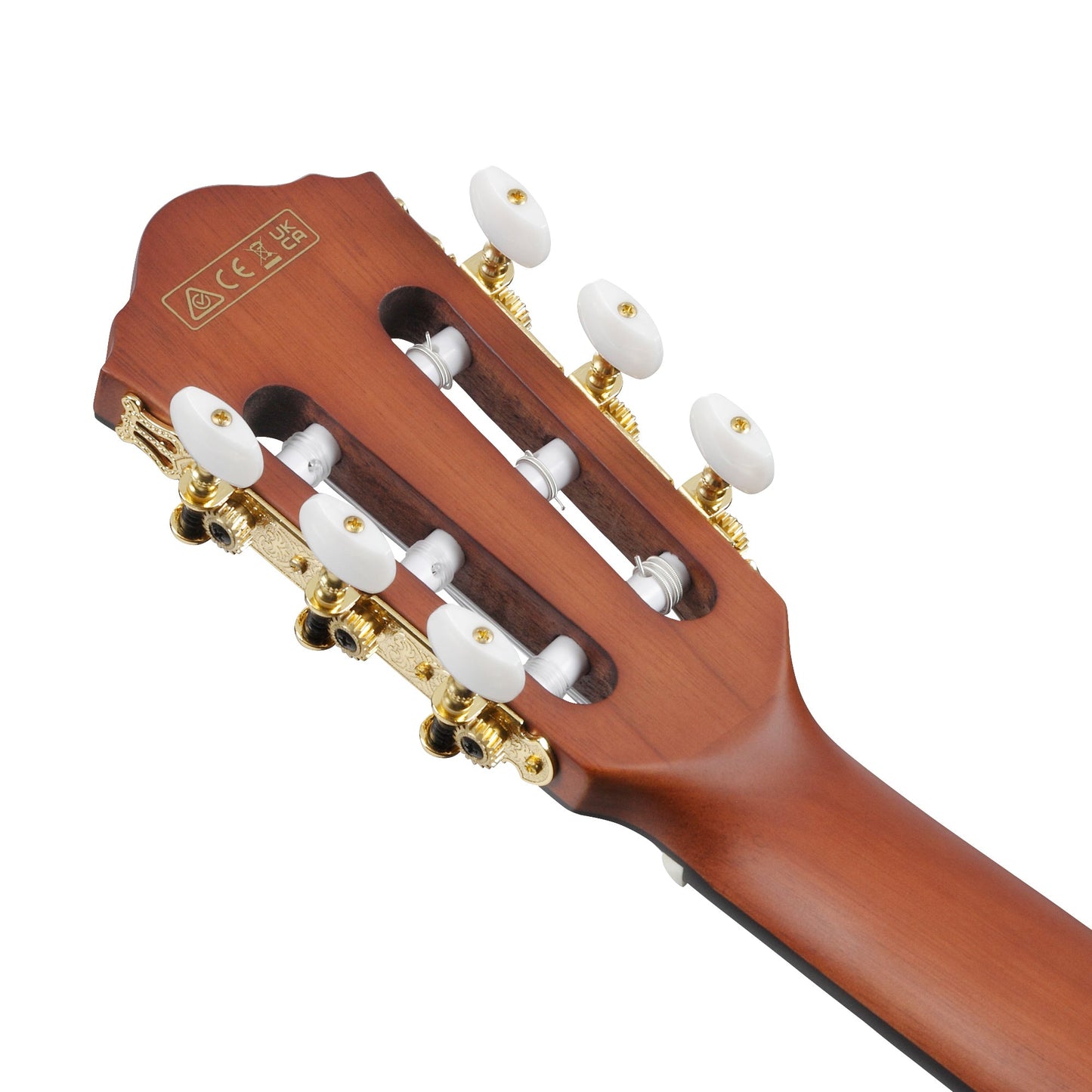 Ibanez FRH10N-RGF Nylon Acoustic Electric Guitar | Rose Gold Metallic Flat
