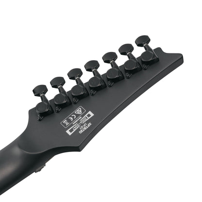 Ibanez XPTB720-BKF Iron Label Xiphos 7-String Electric Guitar | Black Flat