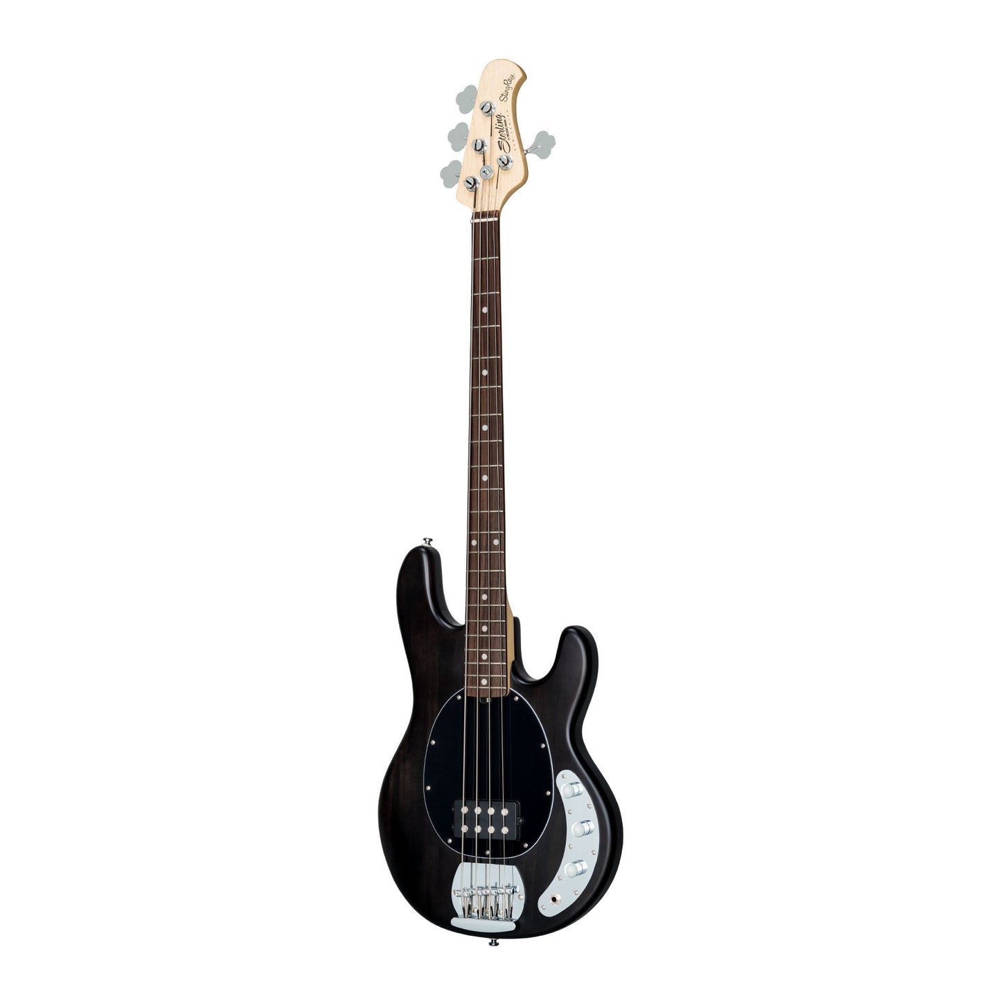 Sterling RAY4-TBKS – StingRay 4-String Active Bass Guitar | Trans Black Satin