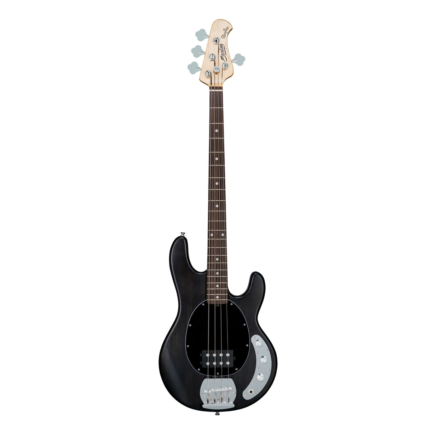 Sterling RAY4-TBKS – StingRay 4-String Active Bass Guitar | Trans Black Satin